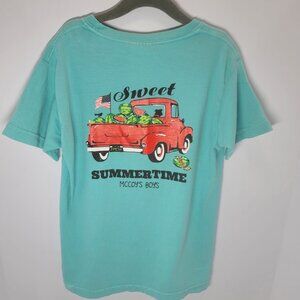 Cardin McCoy Aqua Short Sleeve Shirt (Size S) Sweet Summertime